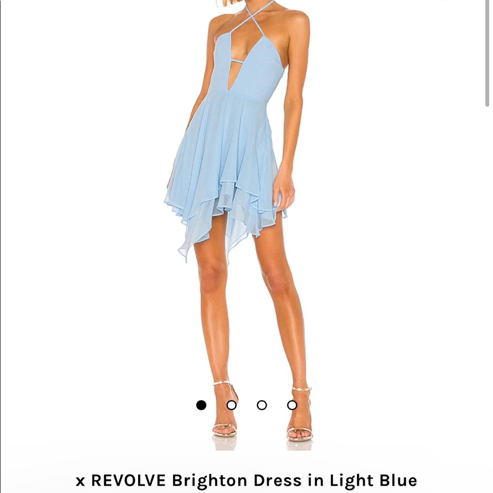 Blue Michael Costello dress